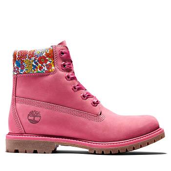 Timberland Női Premium 6 Inch Bakancs Rózsaszín